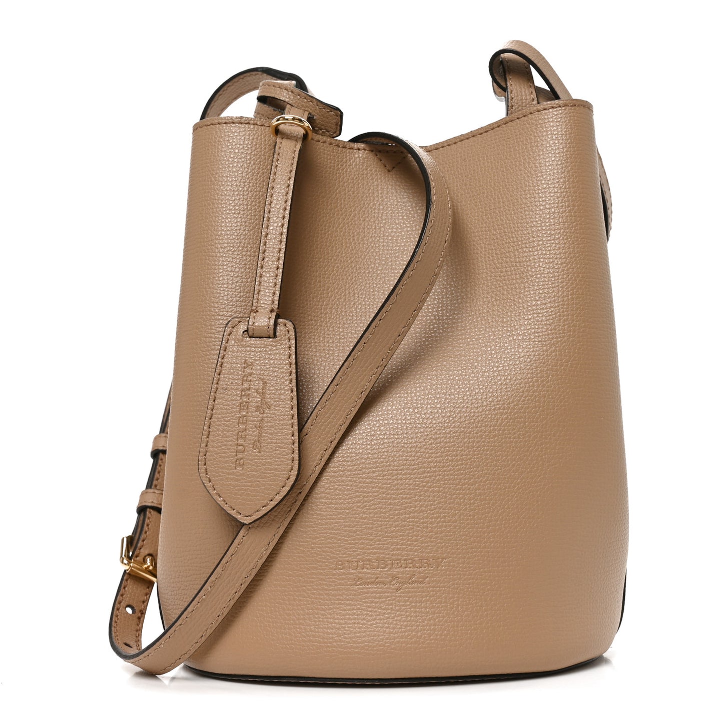 Calfskin Small Lorne Bucket Crossbody Natural