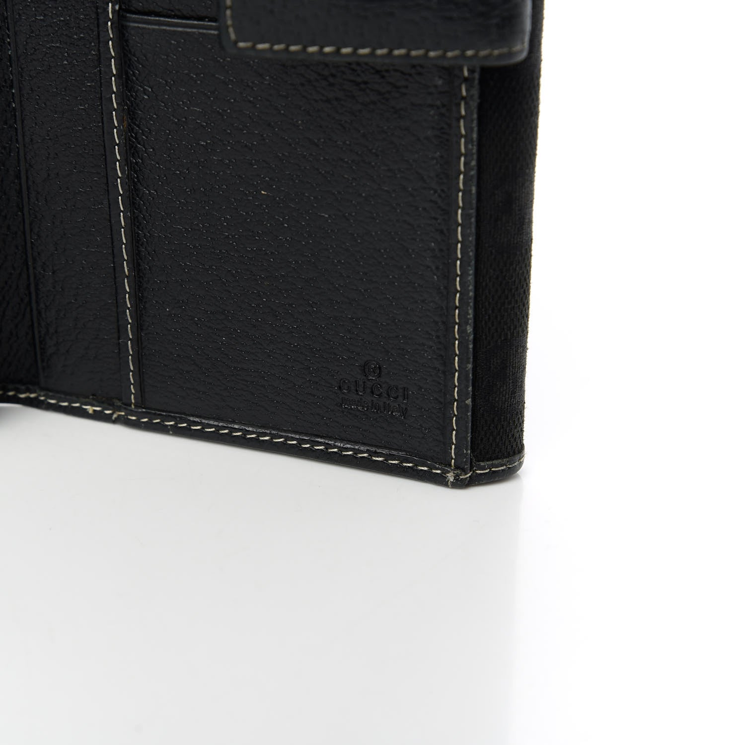 Gucci Monogram Web Bow Wallet Black 8 of 12