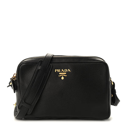 Prada Vitello Phenix Camera Bag Black 1 of 9