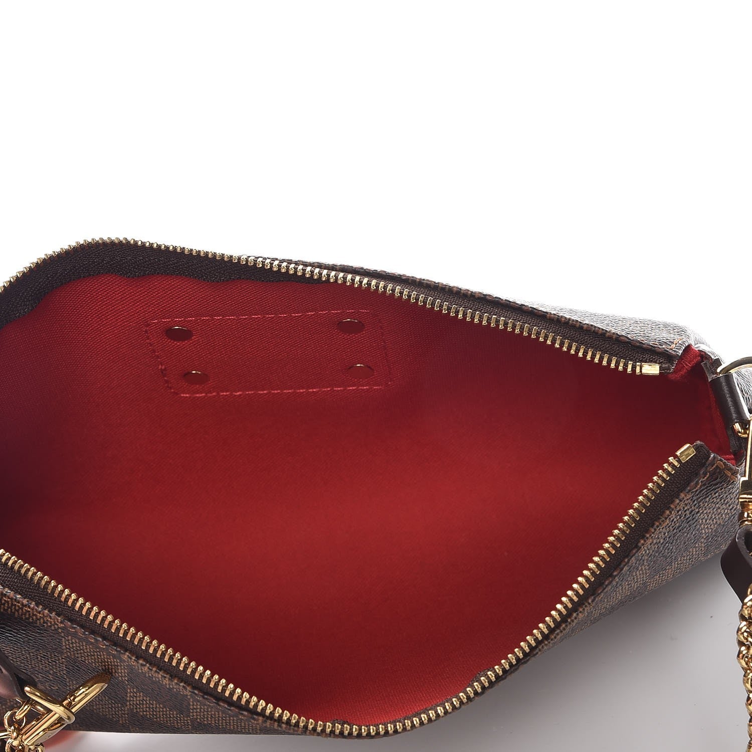 Louis Vuitton Damier Ebene Eva Clutch 5 of 6
