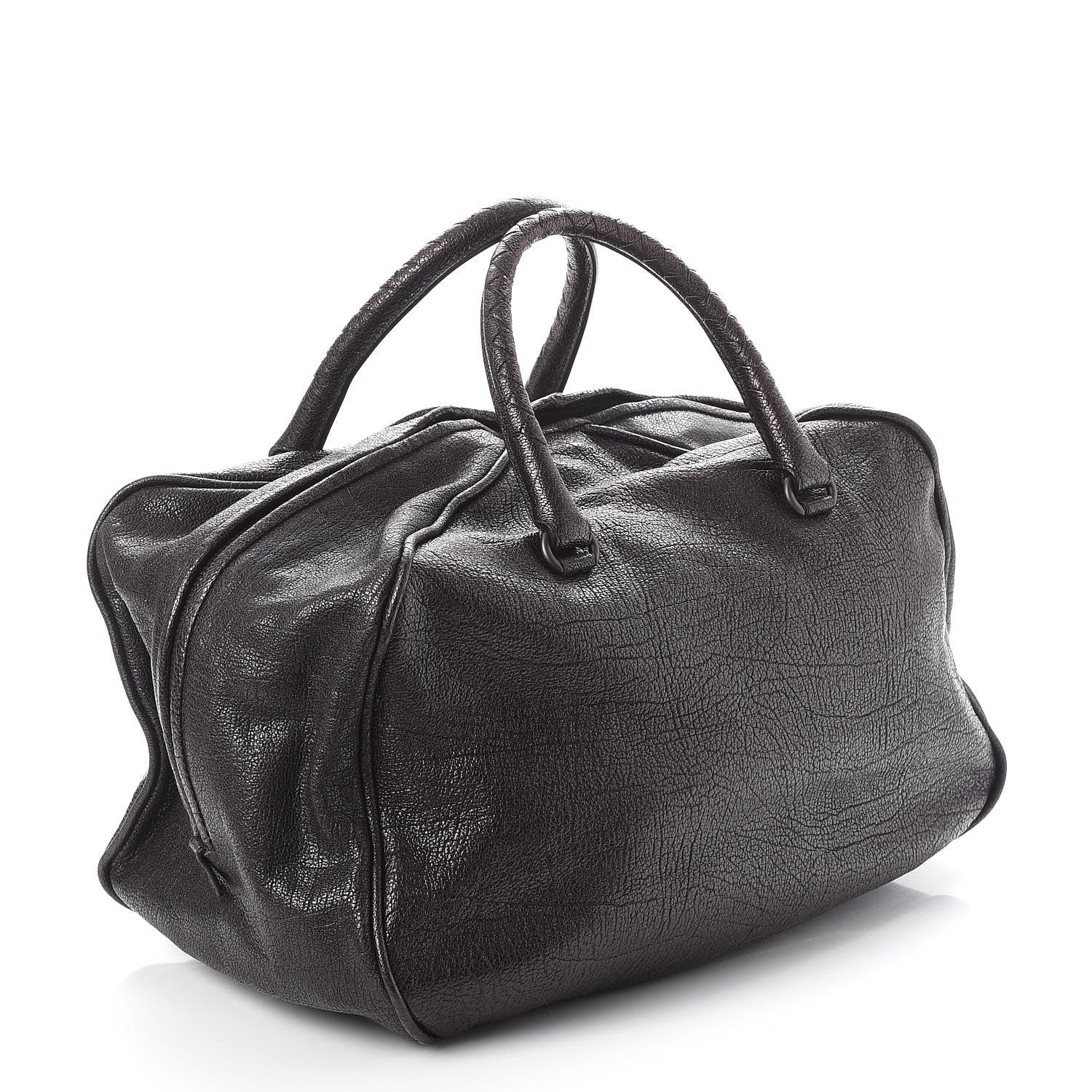 Bottega Veneta Patent Goatskin Satchel Matita 3 of 11