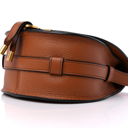 Chloe Grained Calfskin Small Marcie Saddle Bag Tan 8 of 8