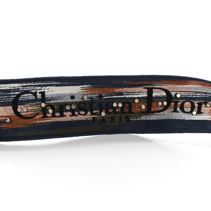 Christian Dior Canvas Embroidered Studded KaleiDiorscopic Shoulder Strap Multicolor 3 of 5