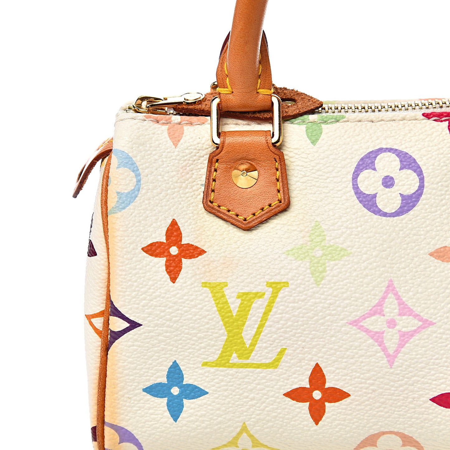 Monogram Multicolor Mini Sac HL Speedy White