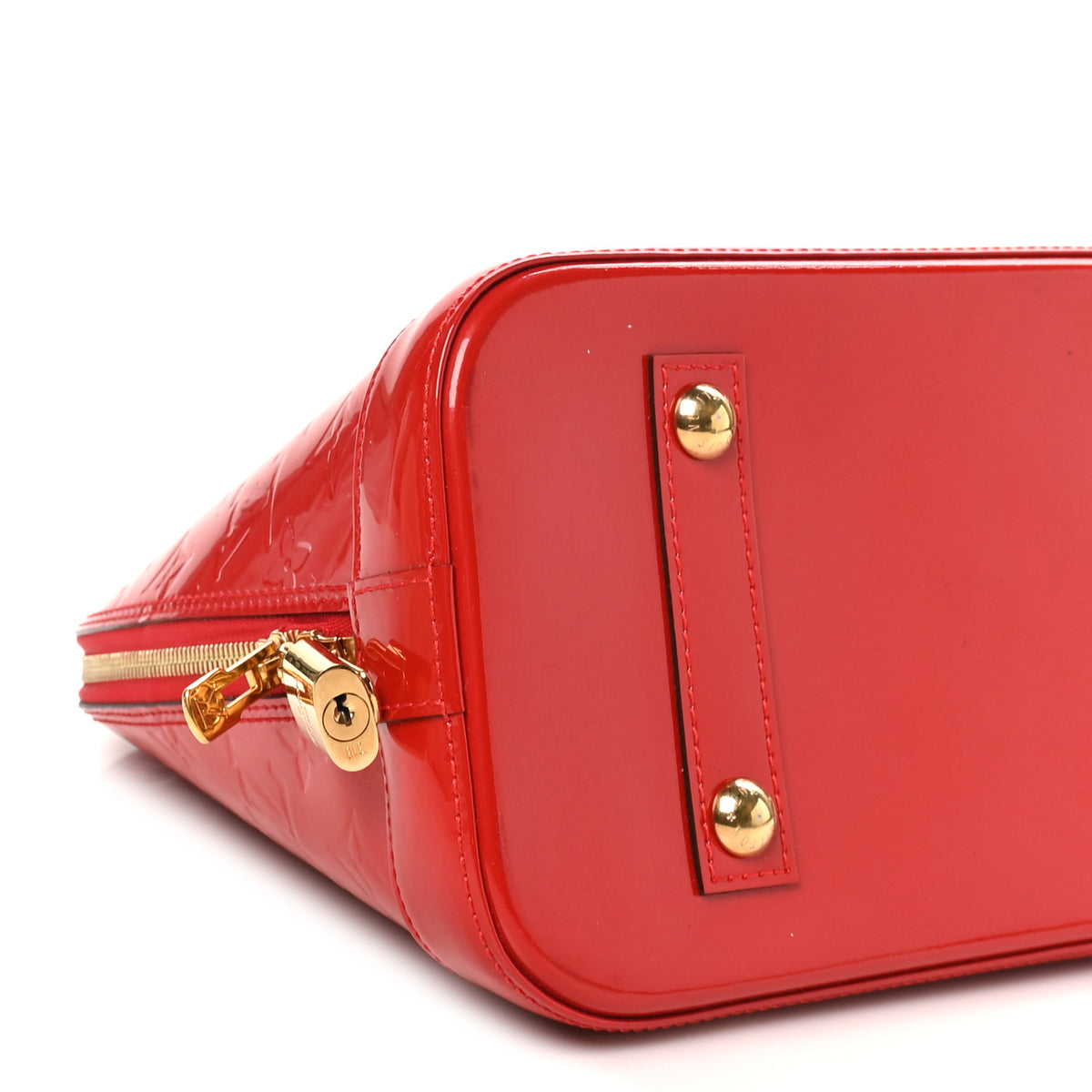 Louis Vuitton Vernis Alma PM Pomme D'Amour 8 of 10