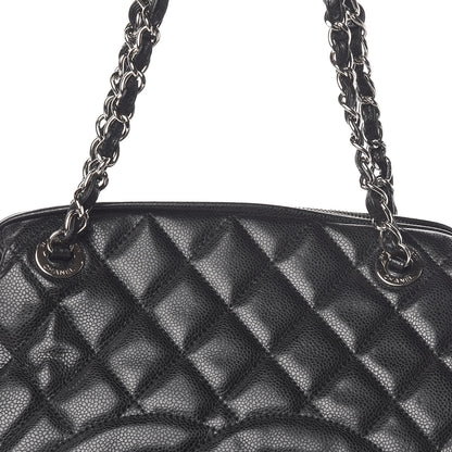 Chanel Caviar Quilted Framed Bowling Bag Black 8 of 12