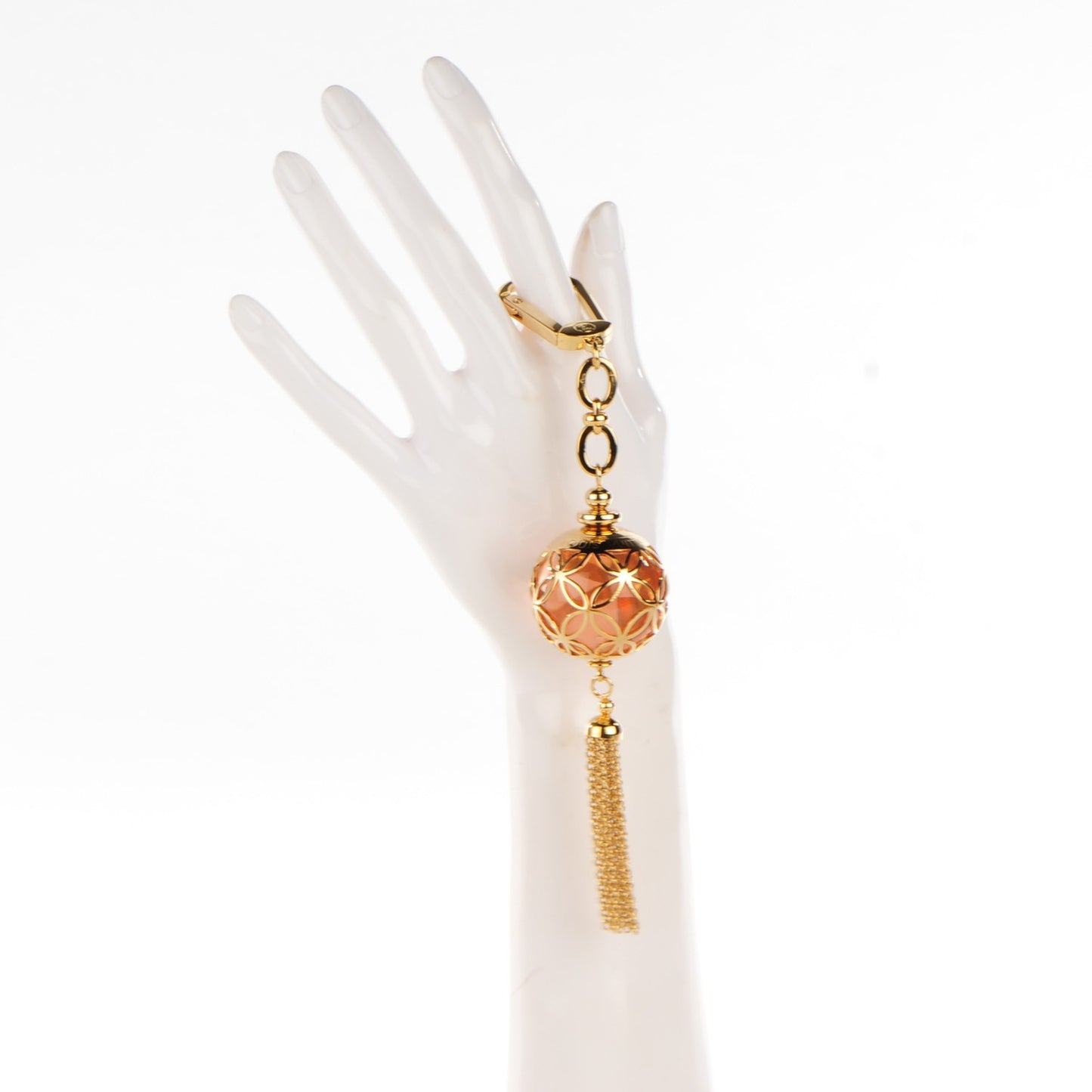 Ice Ball Ball Charm Gold