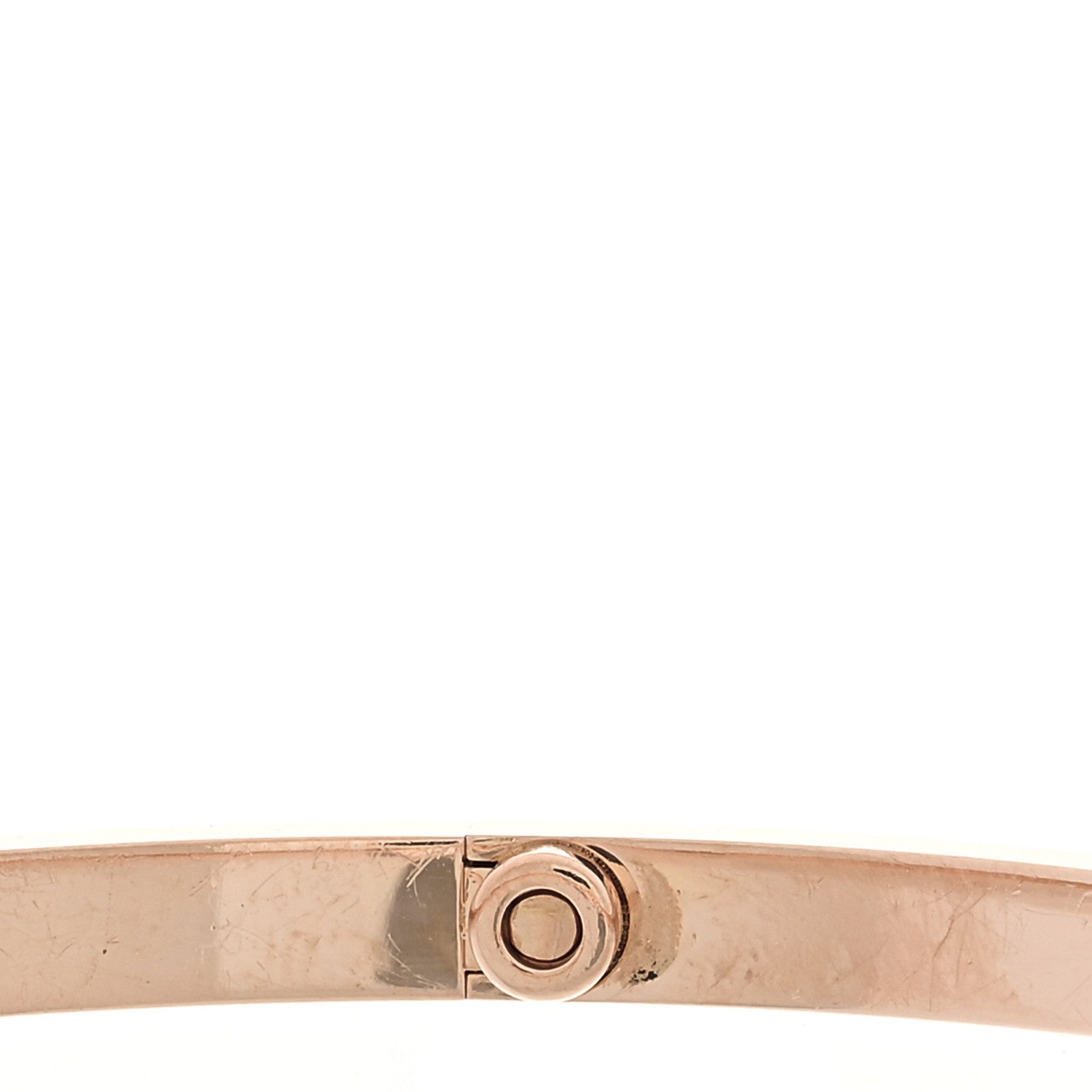 Cartier 18K Pink Gold 6 Diamond Small LOVE Bracelet 19 6 of 9