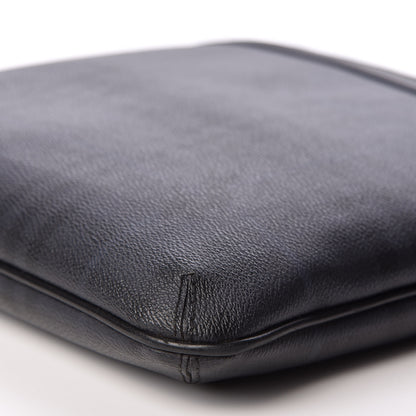 Burberry Haymarket Check Crossbody Messenger Bag Blue Black 6 of 9