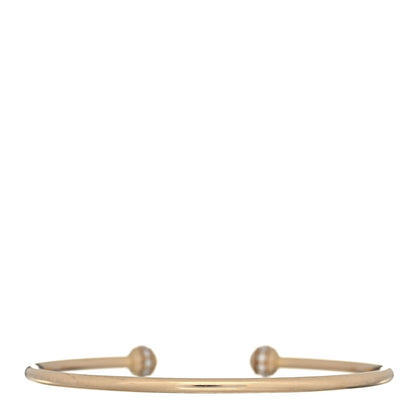 Piaget 18K Rose Gold Diamond Thin Possession Open Bangle Bracelet 2 of 3