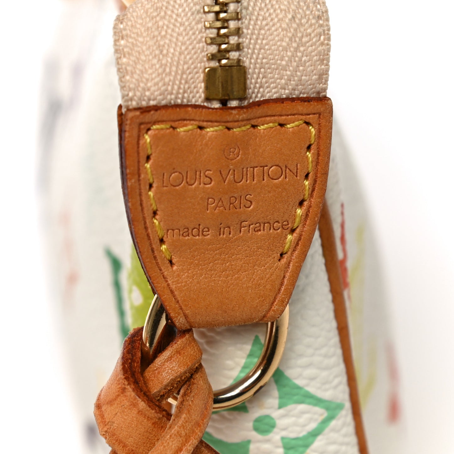Monogram Multicolor Pochette Accessories White