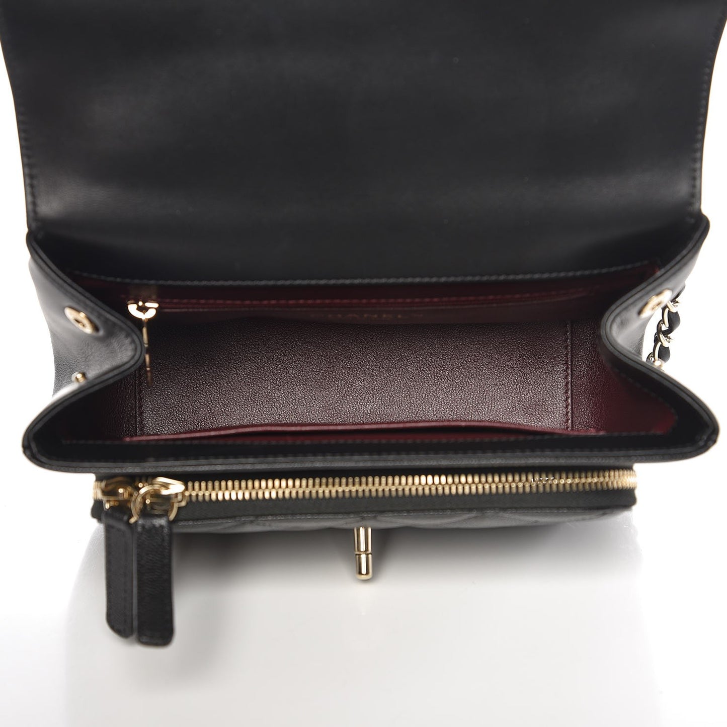 Caviar Quilted Medium Business Affinity Flap Black