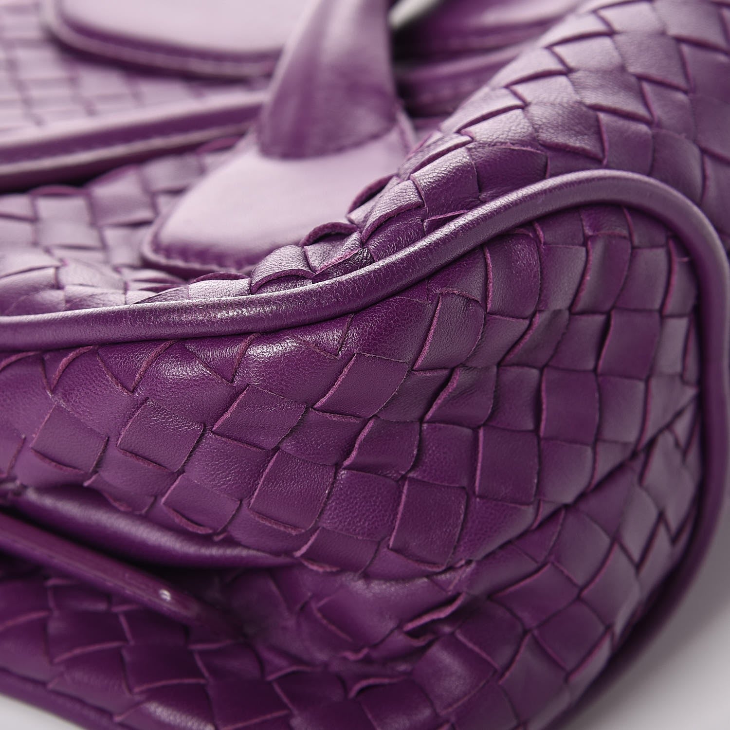 Bottega Veneta Nappa Intrecciato Rialto Shoulder Bag Monalisa 12 of 14