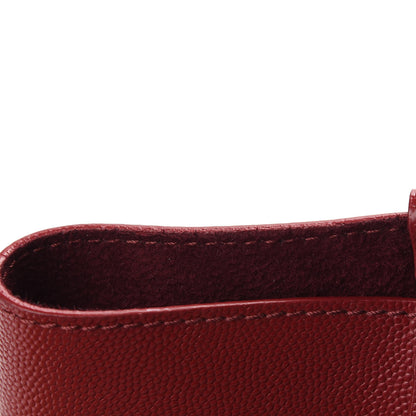 Chanel Caviar Medium Studded Deauville Tote Red 12 of 12