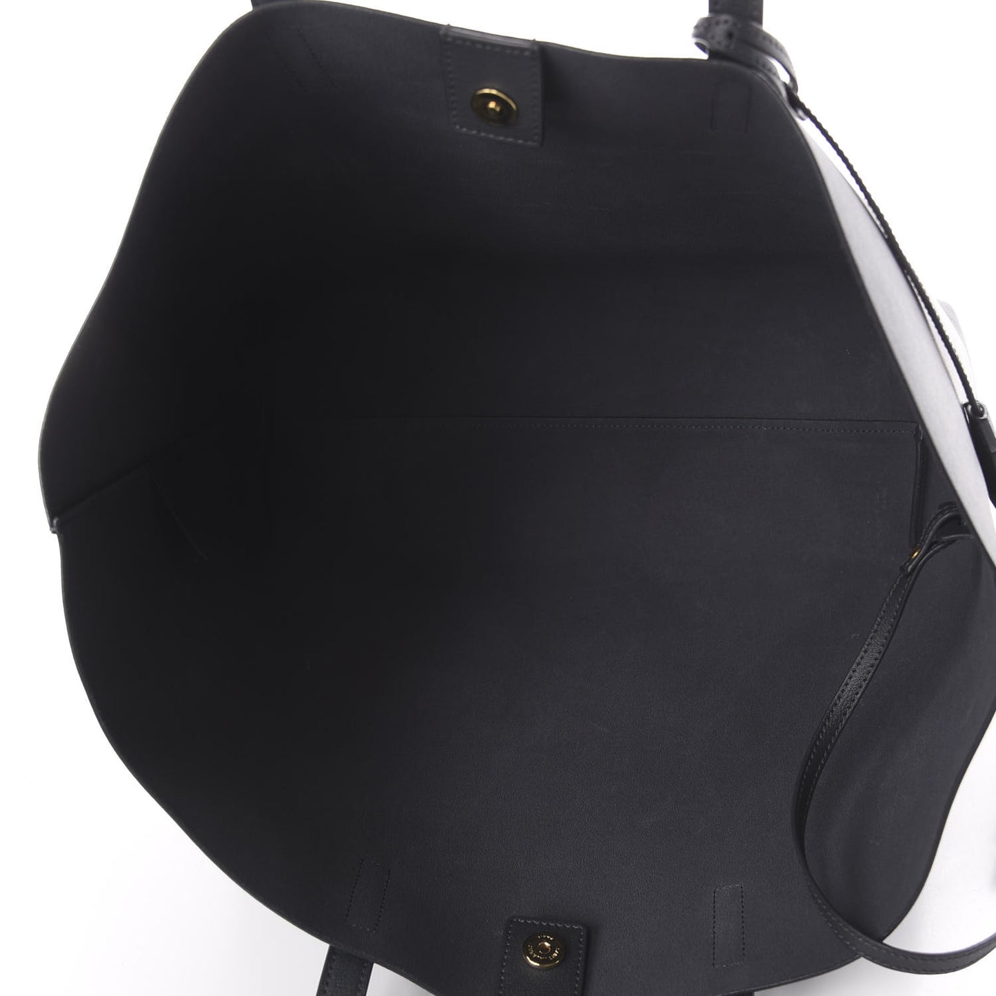 Calfskin Large Shopping Tote Asphalt