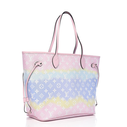Louis Vuitton Monogram Escale Neverfull MM Pastel 3 of 11