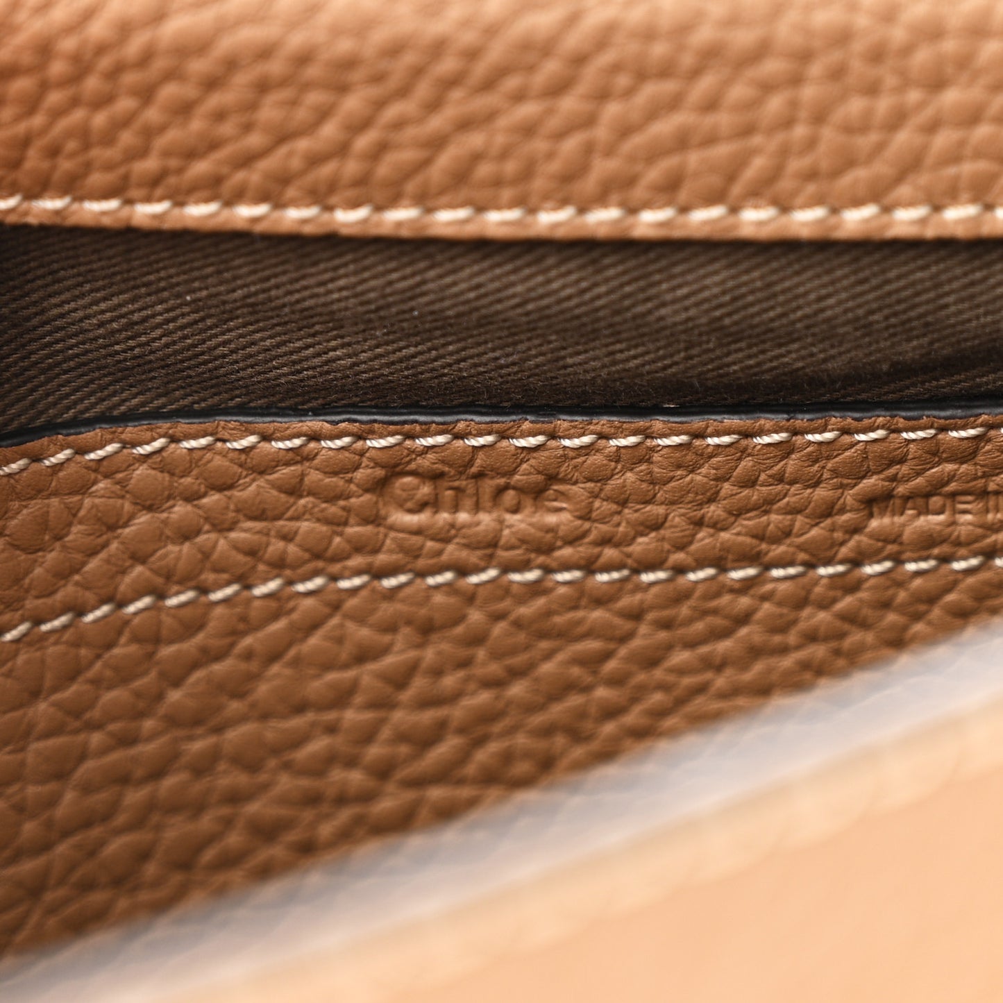 Calfskin Mini Marcie Round Crossbody Bag Nut