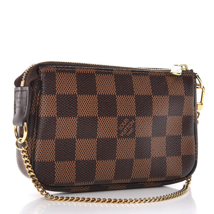 Louis Vuitton Damier Ebene Mini Pochette Accessories 3 of 9
