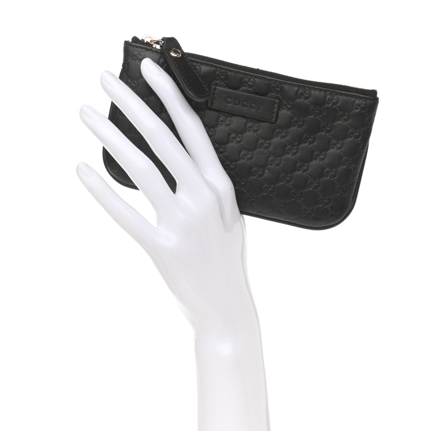 Microguccissima Key Ring Coin Case Black