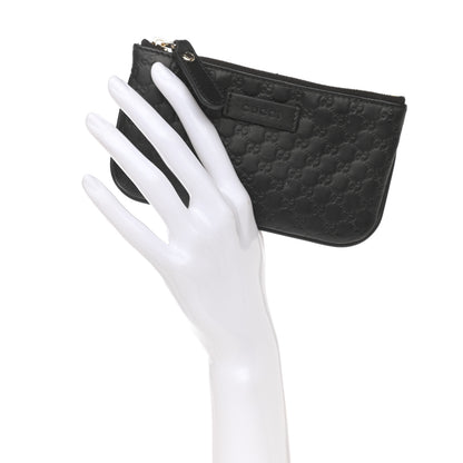 Gucci Microguccissima Key Ring Coin Case Black 2 of 8