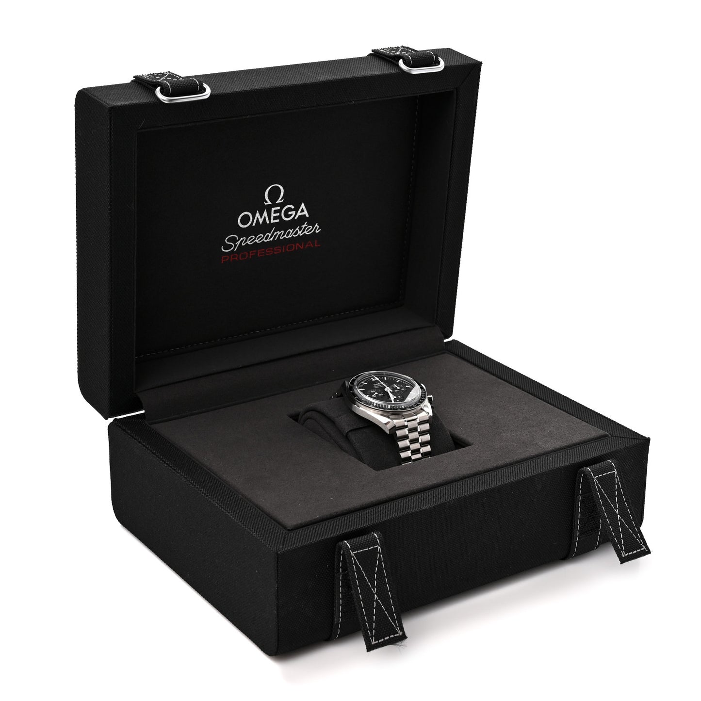 Stainless Steel 42mm Speedmaster Moonwatch Professional Chronograph Manual Winding Watch Black 310.30.42.50.01.002