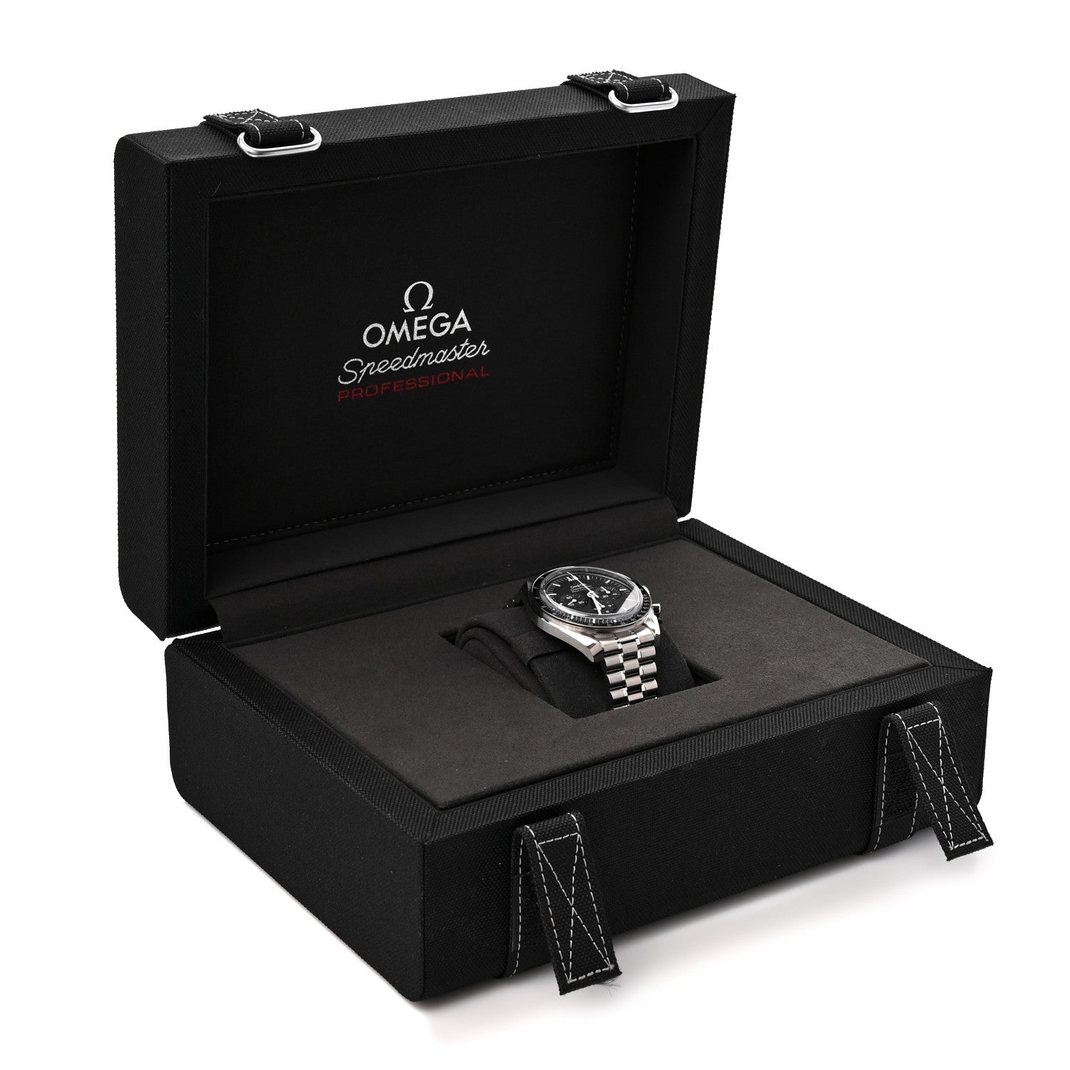 Omega Stainless Steel 42mm Speedmaster Moonwatch Professional Chronograph Manual Winding Watch Black 310.30.42.50.01.002 5 of 5