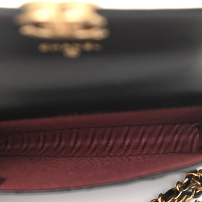 Chanel Calfskin Quilted Perfect Fit Coin Purse With Chain Black 5 of 12