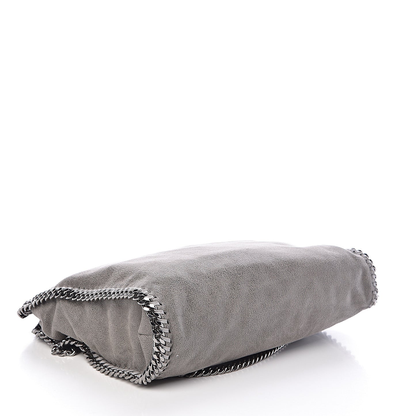 Shaggy Deer Falabella Fold Over Tote Grey