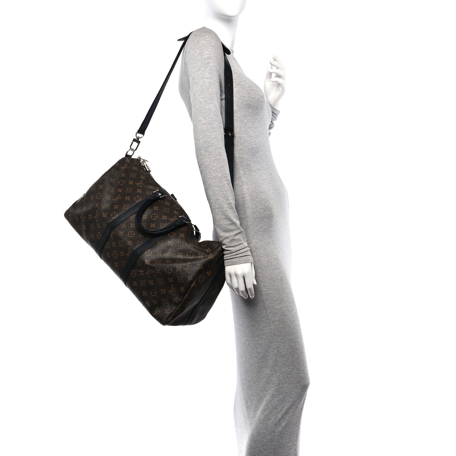 Louis Vuitton Monogram Macassar Keepall Bandouliere 45 3 of 10