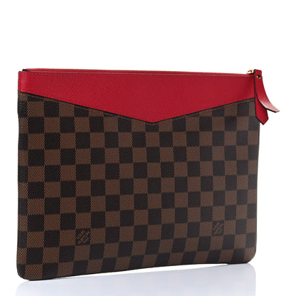 Louis Vuitton Damier Ebene Daily Pouch Scarlet 2 of 4
