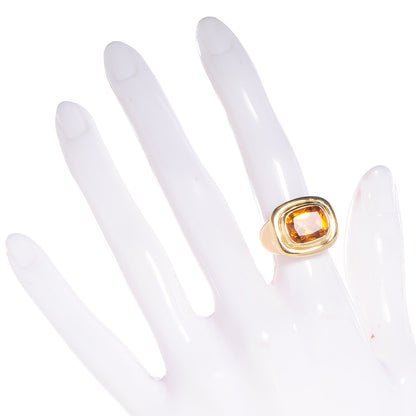 Tiffany Paloma Picasso 18k Yellow Gold Dome Ring size 5 2 of 6