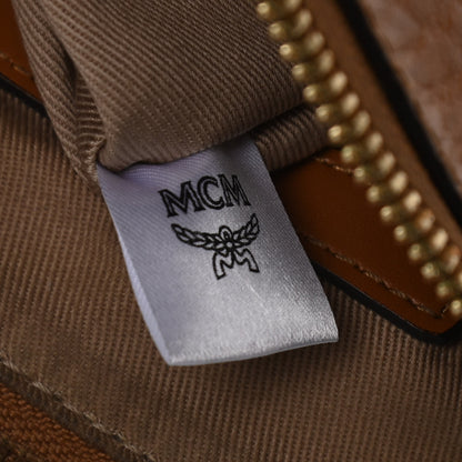 MCM Visetos Crossbody Pouch Cognac 12 of 29