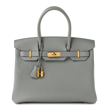 Hermes Togo Birkin 30 Gris Mouette 1 of 10