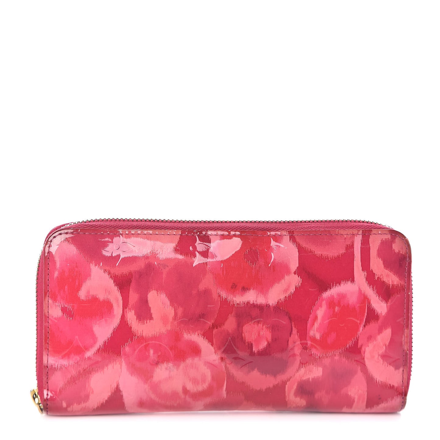 Vernis Ikat Zippy Wallet Rose Indien