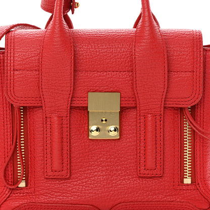 3.1 Phillip Lim Textured Calfskin Mini Pashli Satchel Red 9 of 15