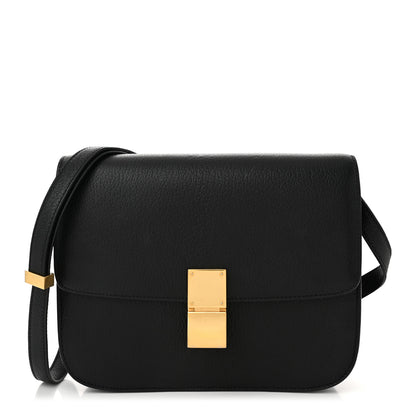 Celine Goatskin Medium Classic Box Flap Bag Black 1 of 10