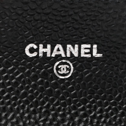 Chanel Caviar Quilted Flap Card Holder Black 6 of 8