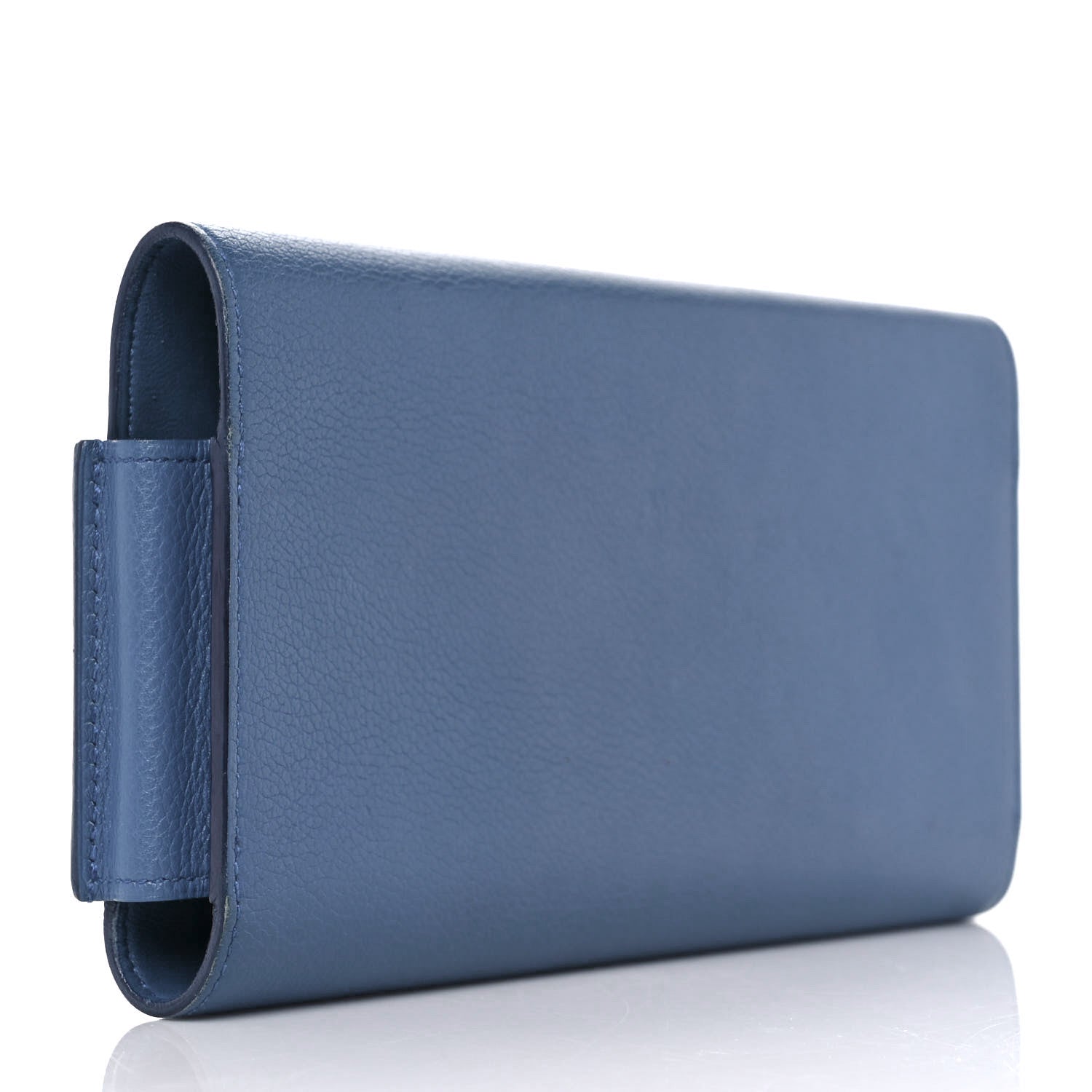 Hermes Epsom Passant Long Wallet Orange Cobalt 4 of 9
