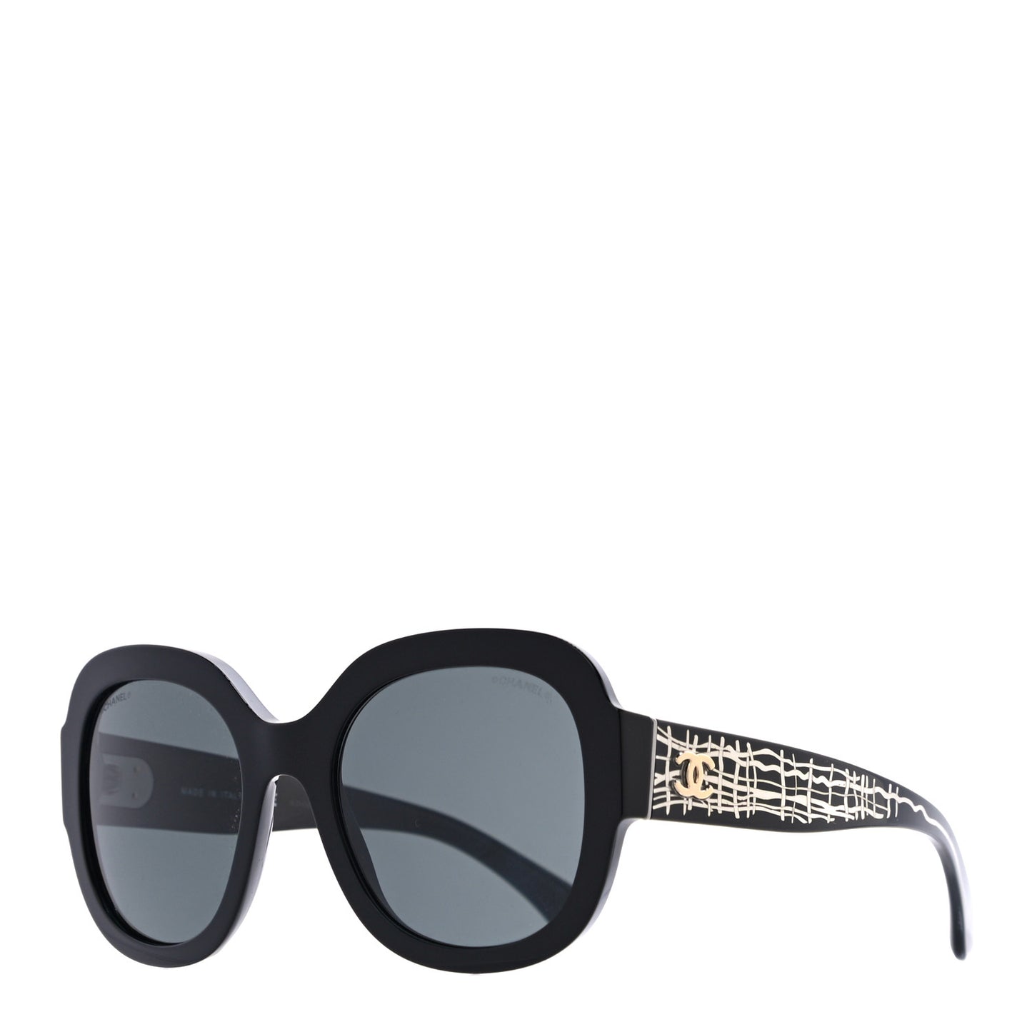Acetate Pantos Sunglasses 5433 Black