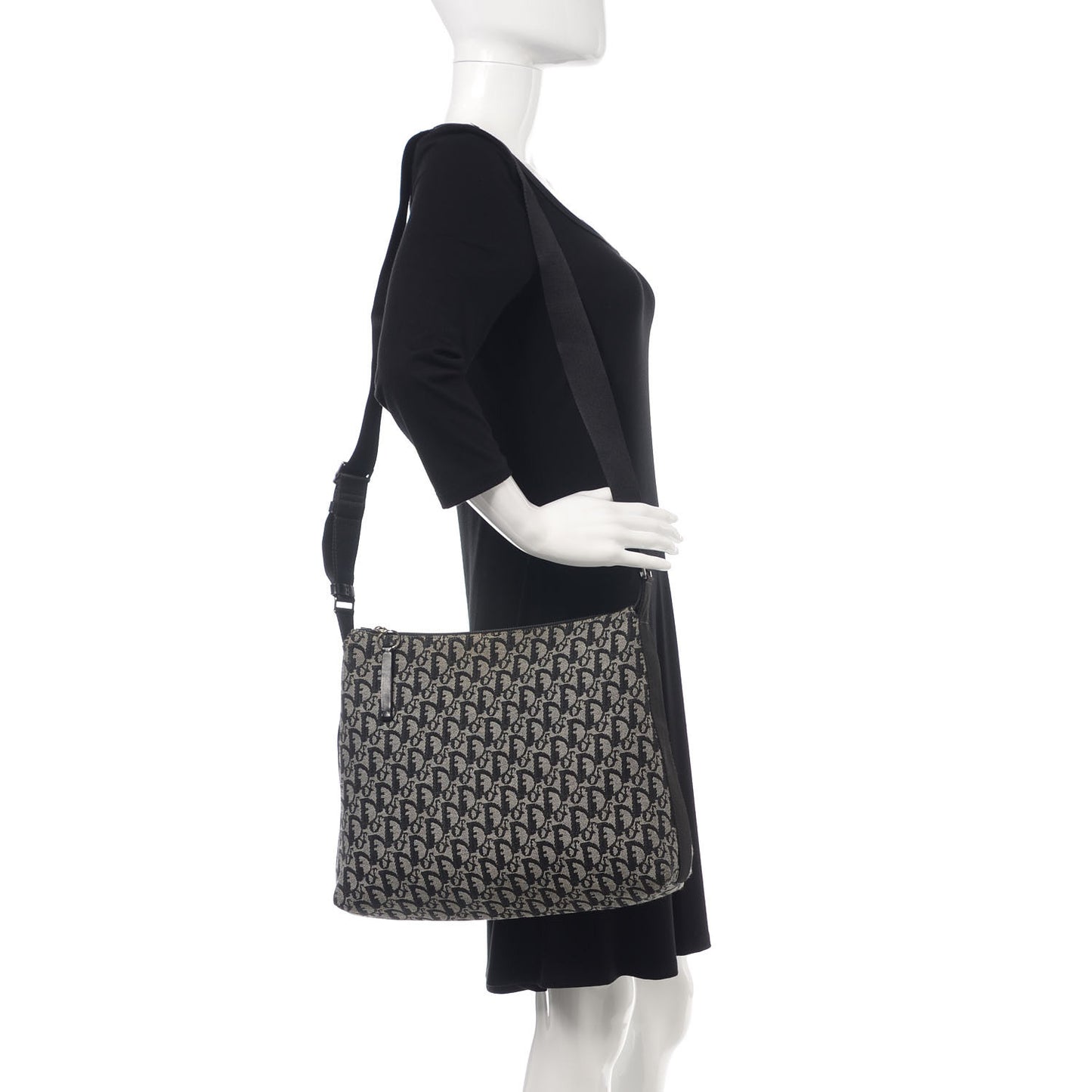 Monogram Messenger Black