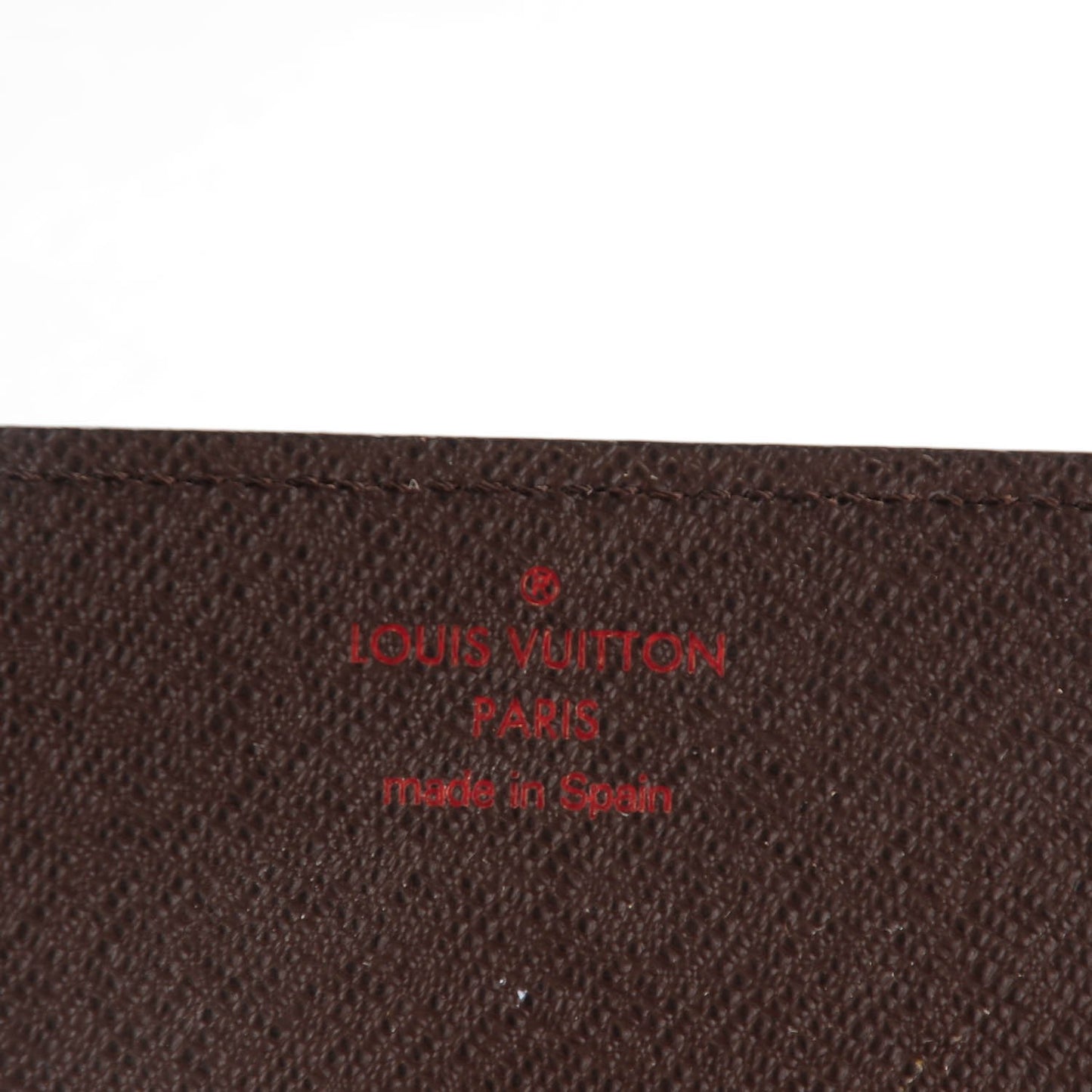 Damier Ebene Business Card Holder