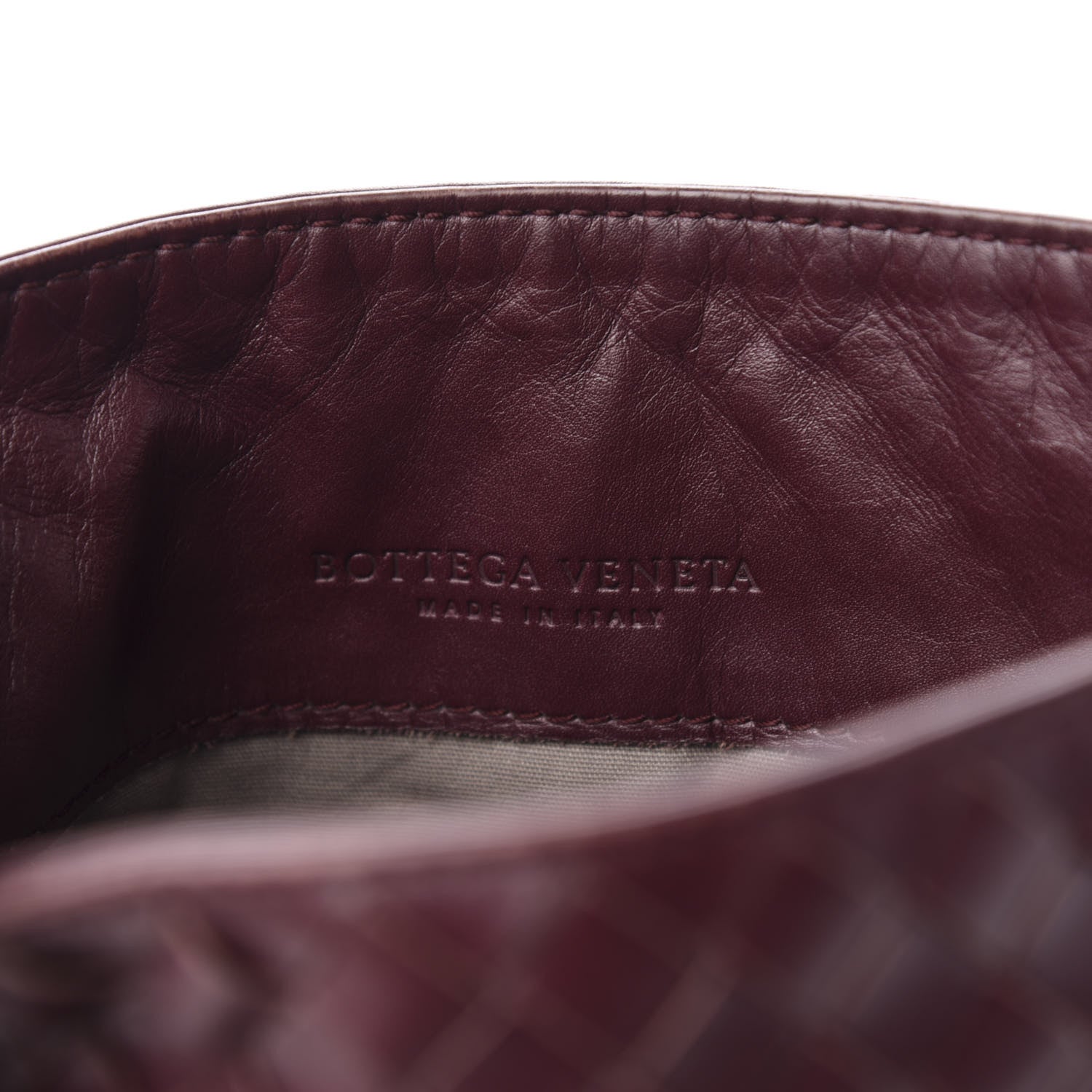Bottega Veneta Nappa Intrecciato VN Crossbody Messenger Bag Aubergine 7 of 11