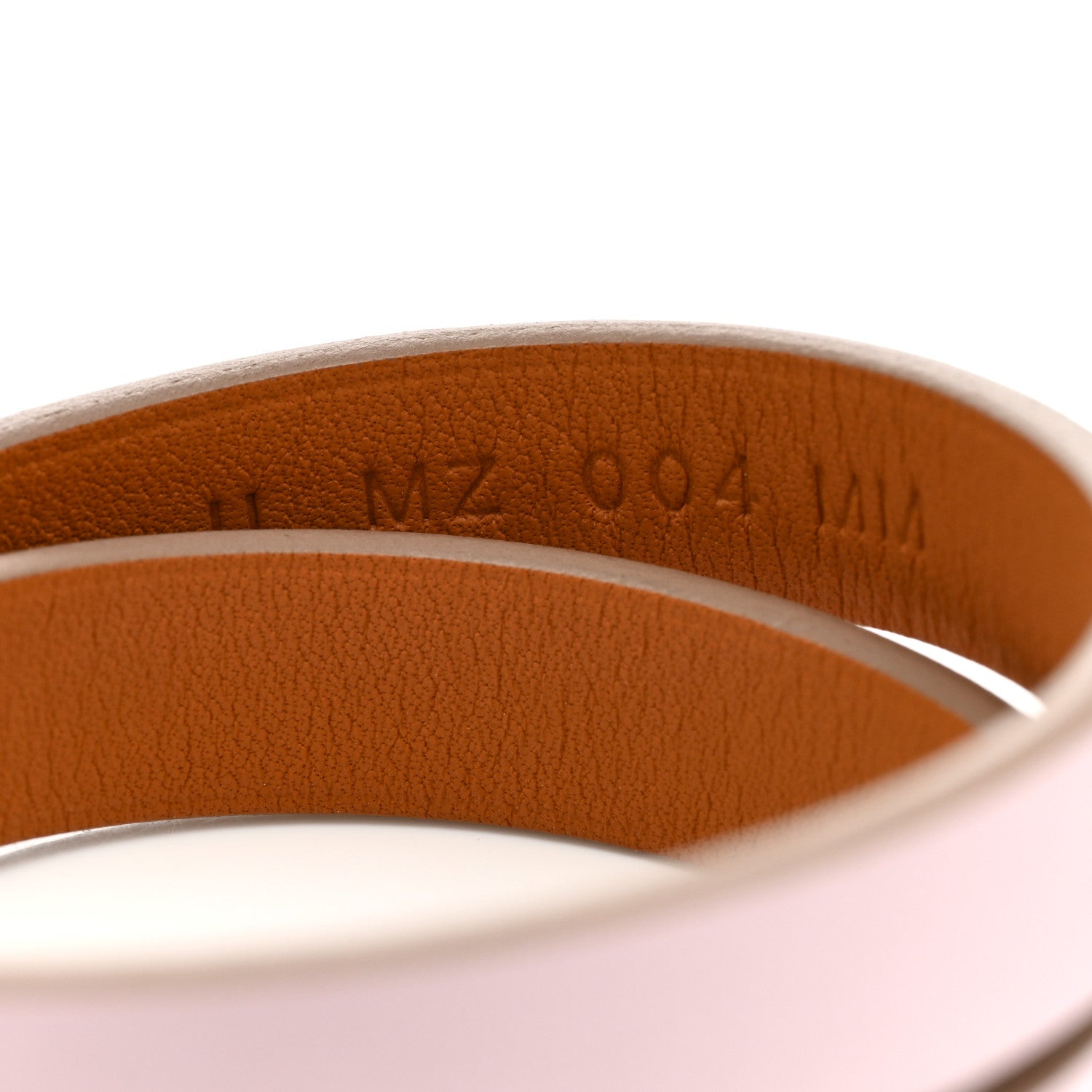 Hermes Swift Kelly Double Tour Bracelet Mauve Pale 5 of 7