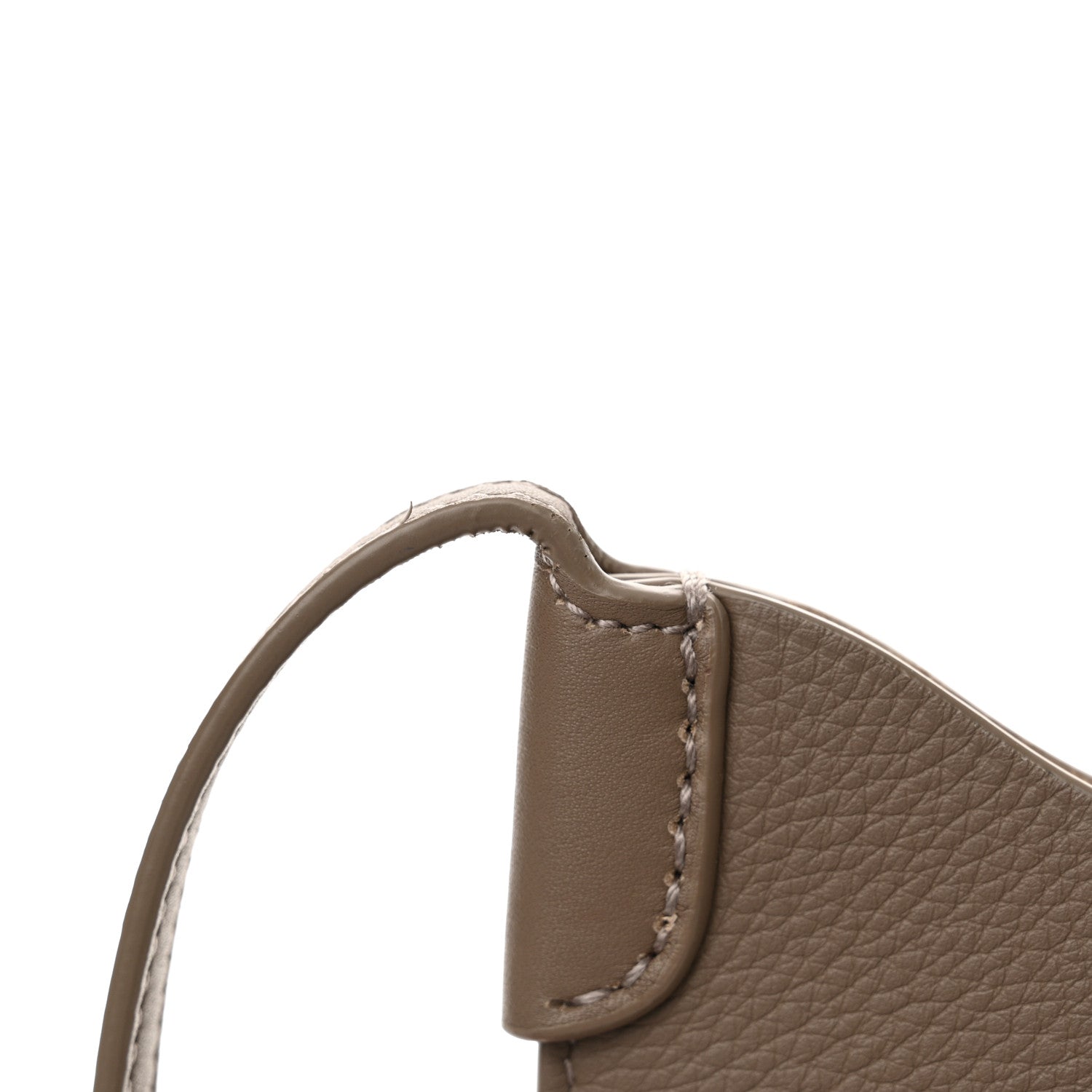 Loro Piana Grained Calfskin Bale Phone Case Warm Mastic 10 of 12