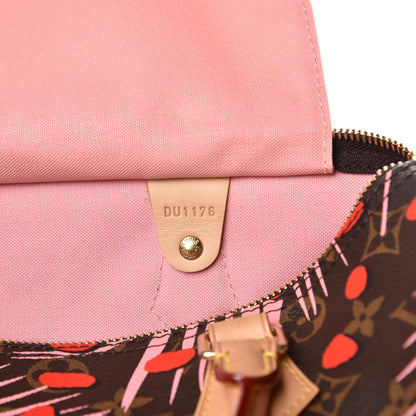 Louis Vuitton Monogram Jungle Dots Speedy 30 Sugar Pink Poppy 7 of 15