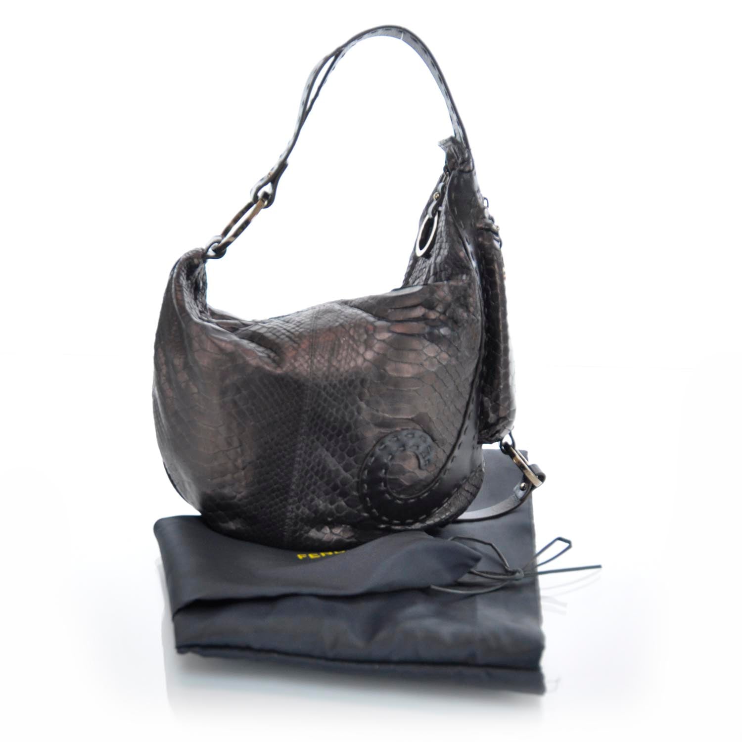 Fendi Python Biga Hobo 3 of 10