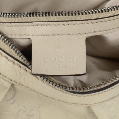 Gucci Guccissima Medium Icon Bit Shoulder Bag Off White 6 of 8