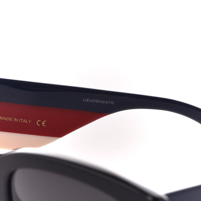 Gucci Acetate Web Oversized Frame Rectangle Sunglasses GG0276S Black 6 of 10