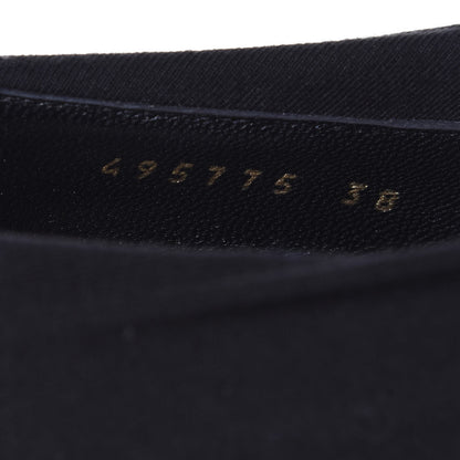Balenciaga Jersey Crepe Political Campaign Logo Knife 115 Pointed Pumps 38 Black White Rouge 10 of 11
