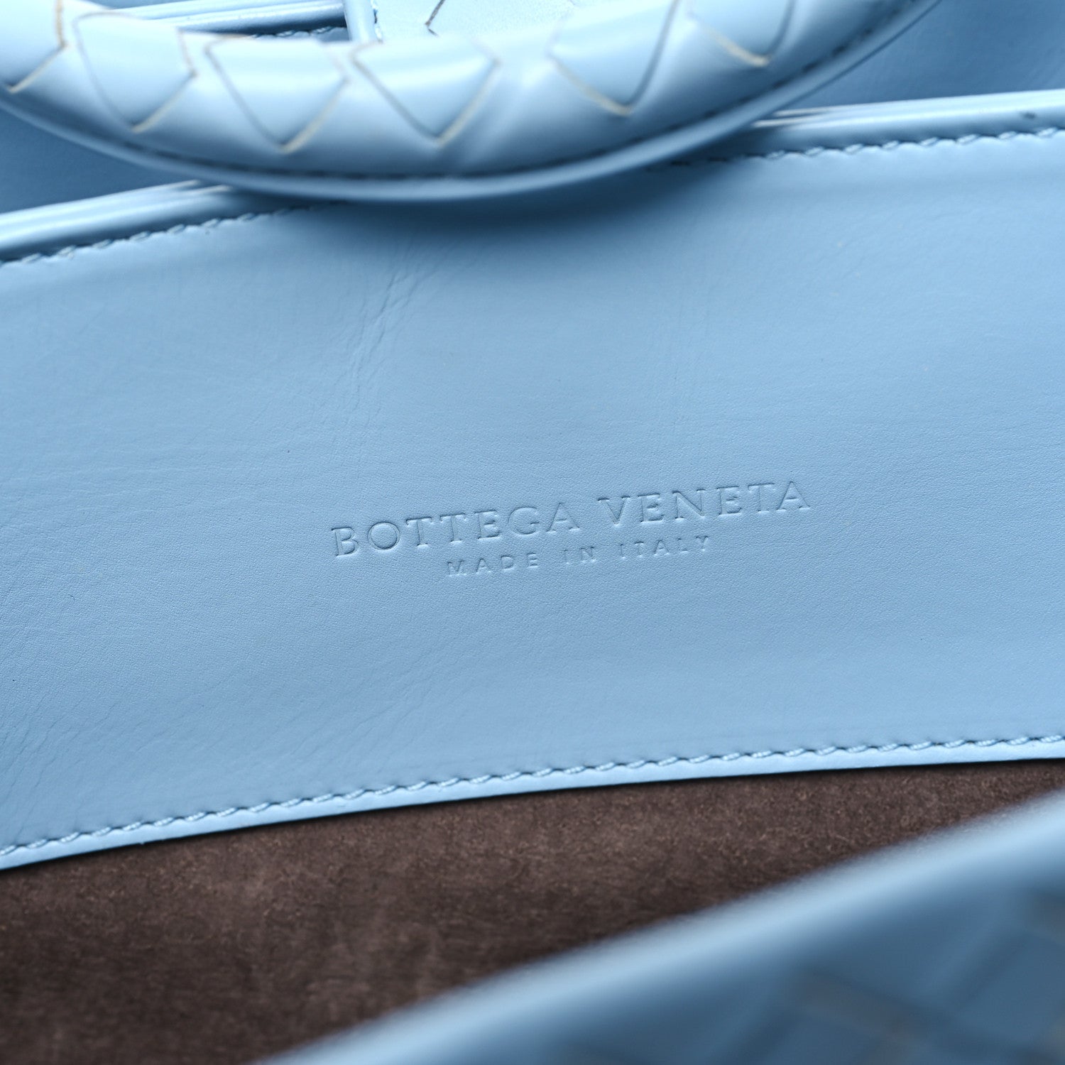Bottega Veneta Light Calf Intrecciato Small Roma Topazio 6 of 12